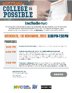 Include NYC Event (Spanish)